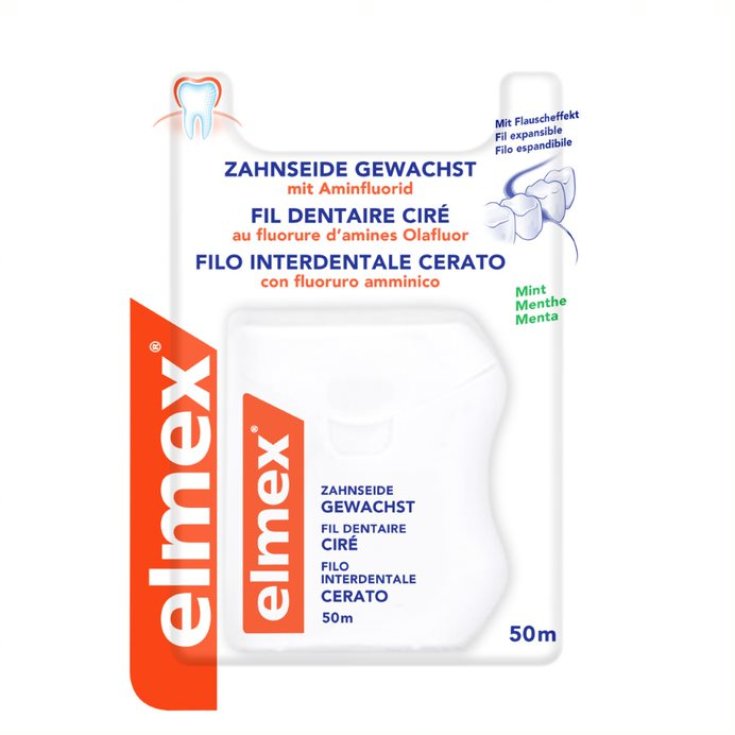 elmex® gewachste Zahnseide 50m