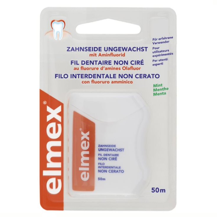 elmex® Zahnseide ungewachst 50m