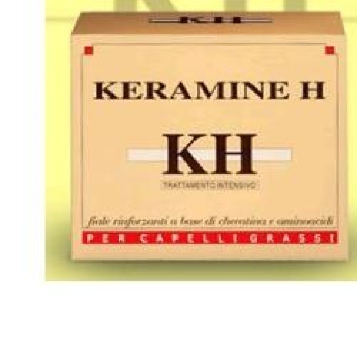 KERAMINA H ROTES FETTIGES HAAR