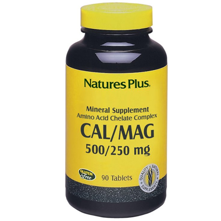 Nature's Plus Calcium Magnesium 500-250 mg Nahrungsergänzungsmittel 90 Tabletten