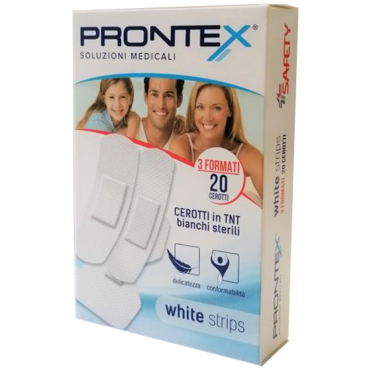 Safety Prontex White Strips White Patches 20 verschiedene Patches