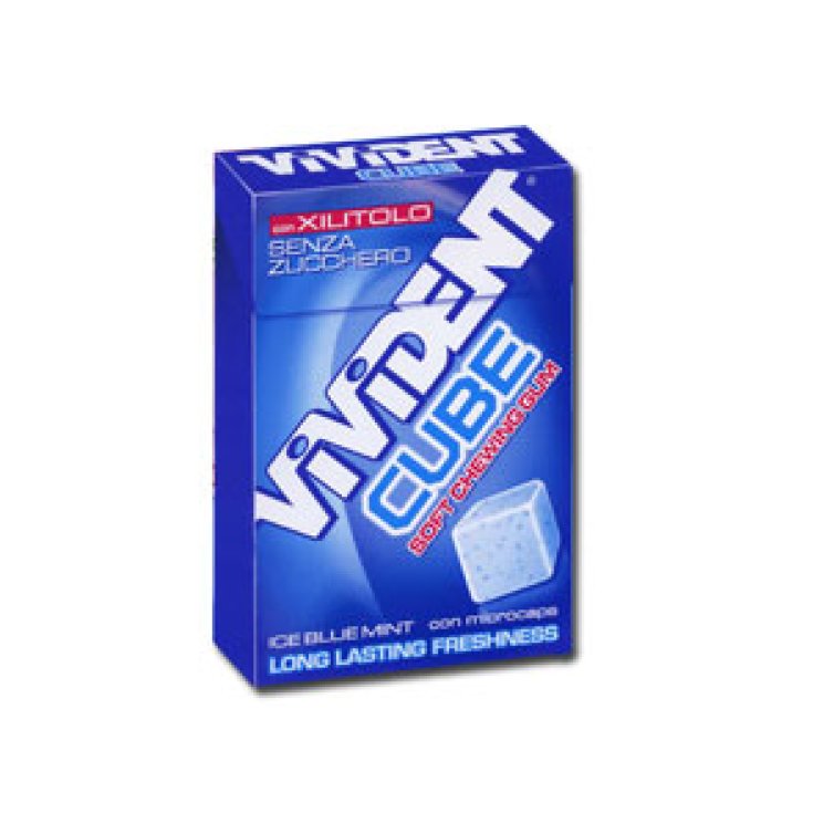 Vivident Cube Ice Blue Zuckerfrei 23g