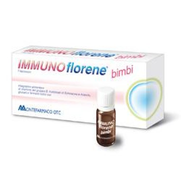 Montefarmaco Immunoflorene Bimbi Nahrungsergänzungsmittel 8 Fläschchen