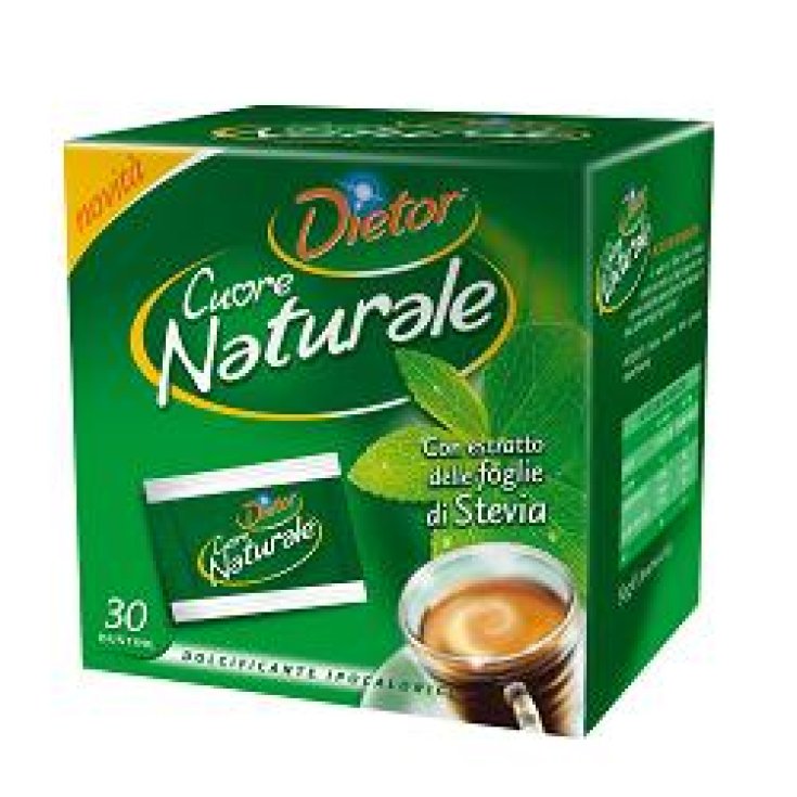Dietor Natural Heart 30 Beutel Stevia-Blattextrakt