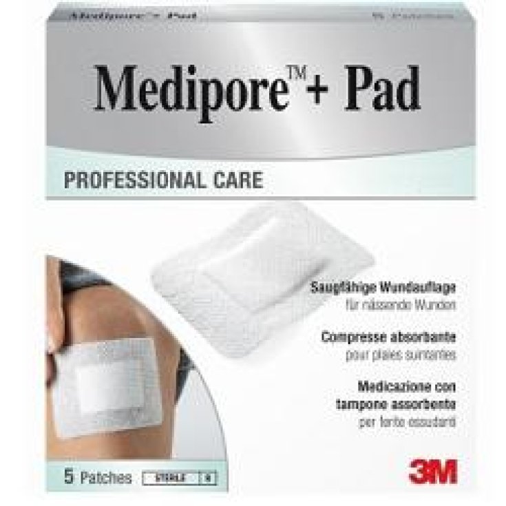 Medipore + Pad Med 10x10cm 5St