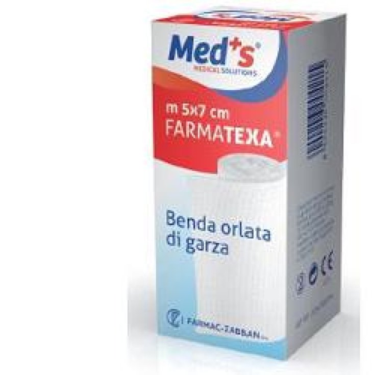 Med's FarmaTexa Ohrgaze-Bandage gesäumt 12/8 1x500