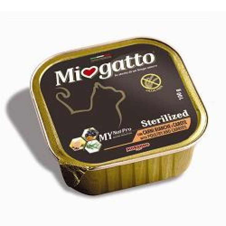 Morando Miogatto Sterilisierte Pastete Fleischbänke und Karotten Getreidefrei Monodose100g