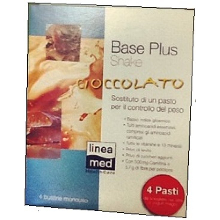 LineaMed Base Plus Shake Schokolade 22 g 4 Einzeldosis-Beutel