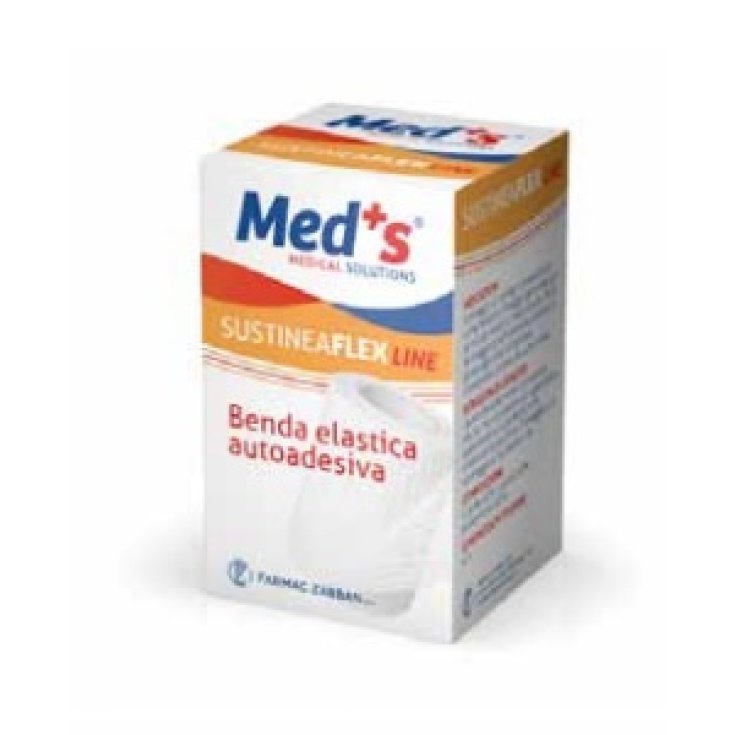 Med's SustineaFlex selbstklebende elastische Bandage 400 x 8 cm