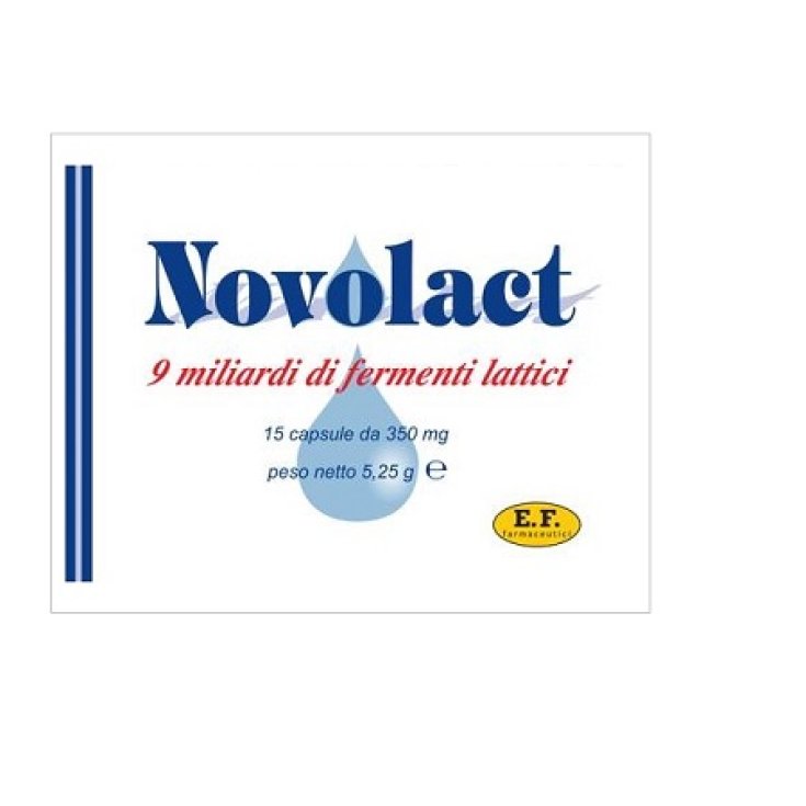 EF Farmaceutici Novolact 9 Milliarden Milchfermente 15 Kapseln 350 mg