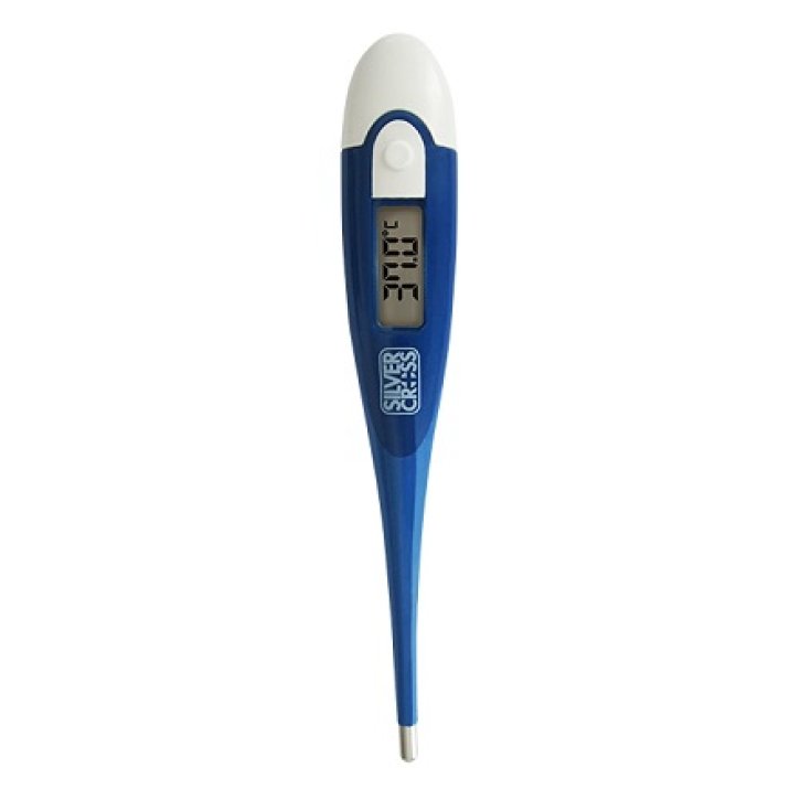 Cromamed Silver Cross Digital Thermometer Punta Flex 1 Stück