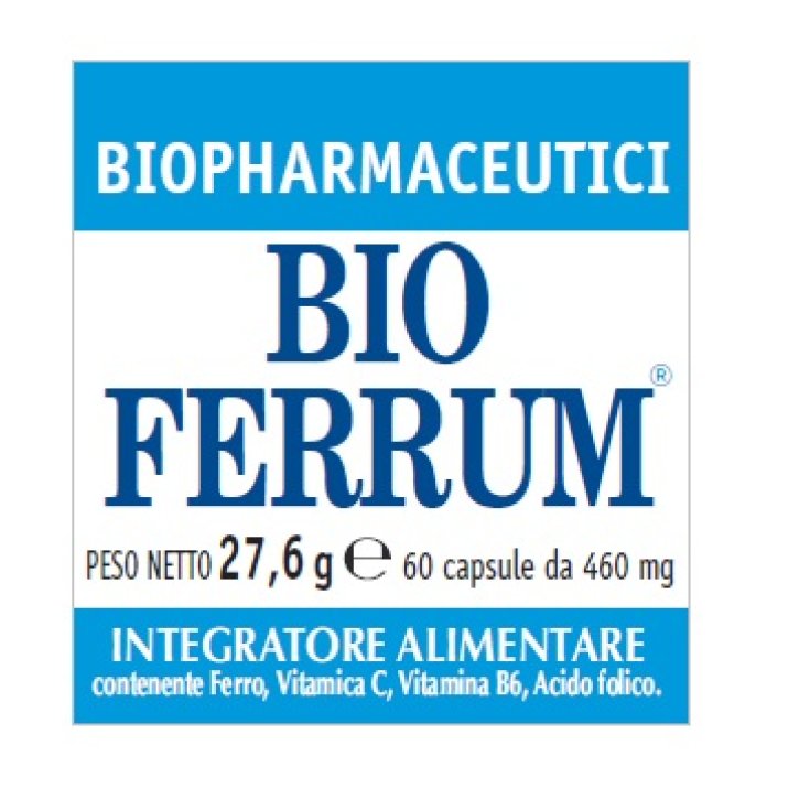 BioPharmaceutici Bio Ferrum Nahrungsergänzungsmittel 60 Kapseln