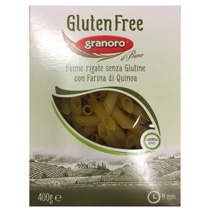 Granoro Glutenfreie Nudeln mit Quinoamehl Sena Gluten Pennette Rigate 400g