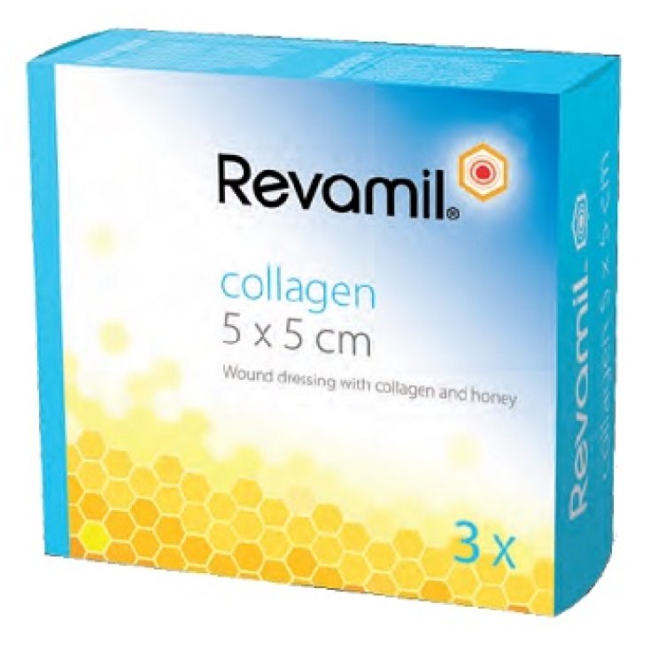 Revamil Collagen 5x5cm 3 Verbände