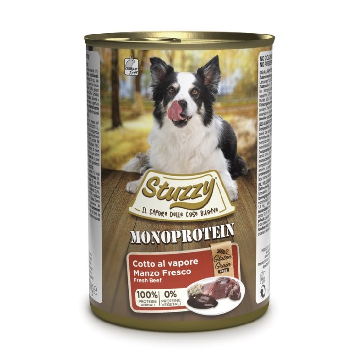 STUZZY DOG SINGLE PROT RINDFLEISCH 400G