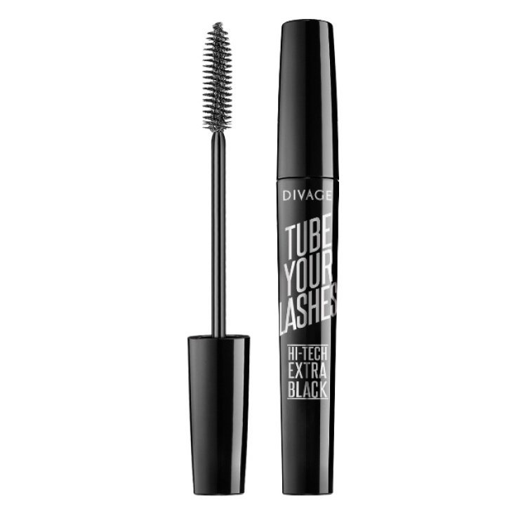 Divage Tube Your Lashes Mascara Hi-Tech Extra Schwarz 01 Schwarz