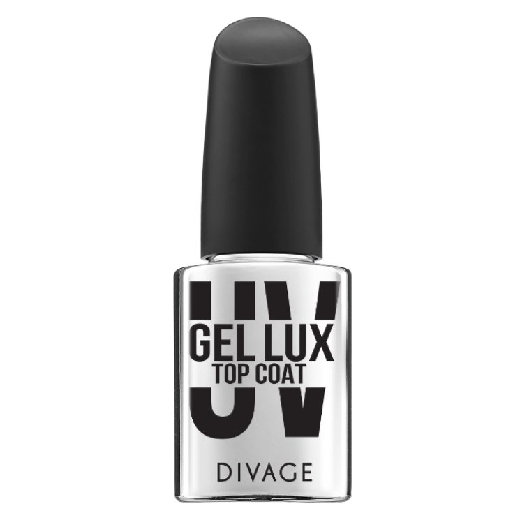 Divage UV Gel Lux Top Coat Deckender Nagellack mit glänzendem Effekt