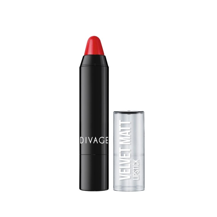 Divage Velvet Mat Chubby Lipstick Matt Effect 04 Luxur Red