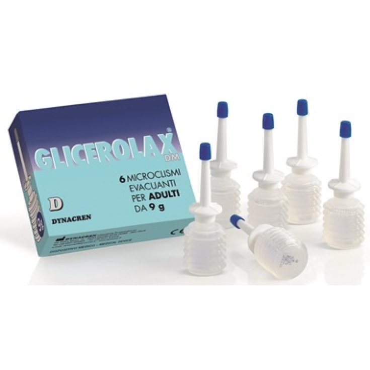 Dinacren Glicerolax Micro-Einläufe für Erwachsene 6 Stück x 9 g