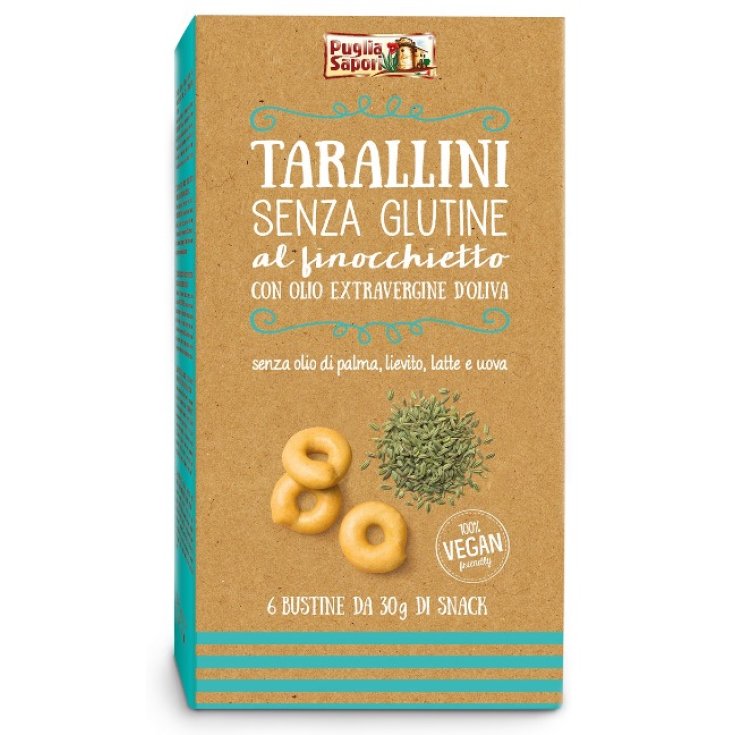Puglia Sapori Tarallini Fenchel glutenfrei 6x30g