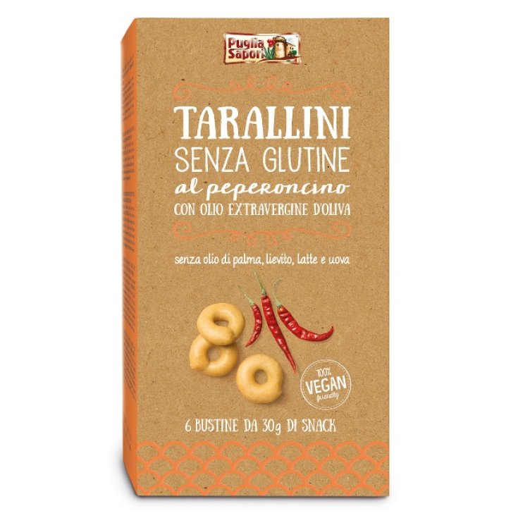 Puglia Sapori Tarallini Chilischote Glutenfrei 6x30g