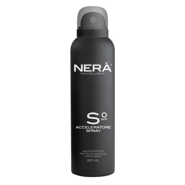 Nerà Pantelleria Accelerator Spray S LSF 0 Sonnenspray mit vulkanischen Gesteinsextrakten und schwarzer Myrte 150 ml
