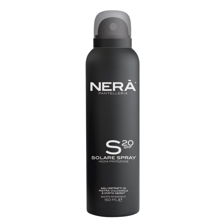 Nerà Pantelleria Solare Medium Protection Spray LSF 20 mit vulkanischen Steinextrakten und schwarzer Myrte 150 ml