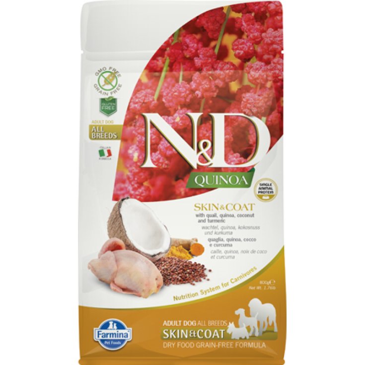 N&D Q CAN SK&CO QUAIL AD 800G