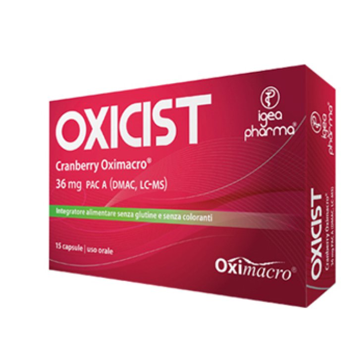 Igea Pharma Oxicist Cranberry Oximacro Nahrungsergänzungsmittel 15 Kapseln