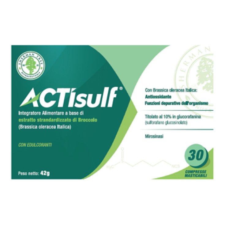 Actisulf 600mg Nahrungsergänzungsmittel 30 Kautabletten