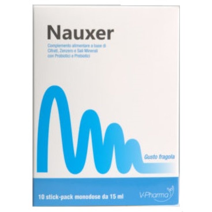 V-Pharma Nauxer Nahrungsergänzungsmittel 10 Sticks Packung 15ml