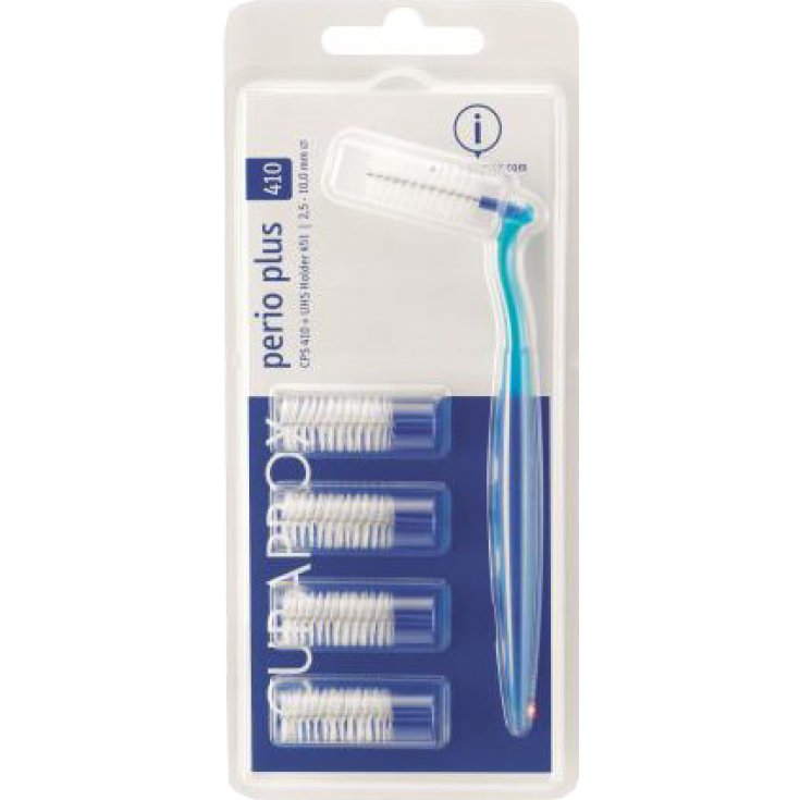 Curaprox Perio Plus Cps 410 Spezialzahnbürsten für Zahnimplantate blau