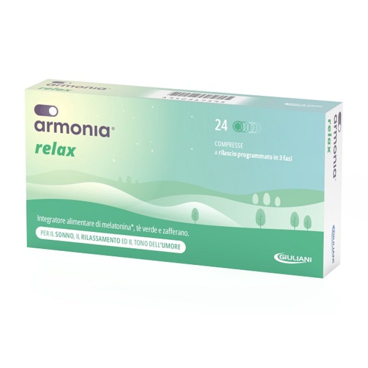 Nathura Armonia Relax mit Melatonia und Extrakten natürlichen Ursprungs 1 mg 24 Tabletten