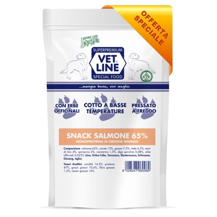 VET LINE SNACK LACHS 80G