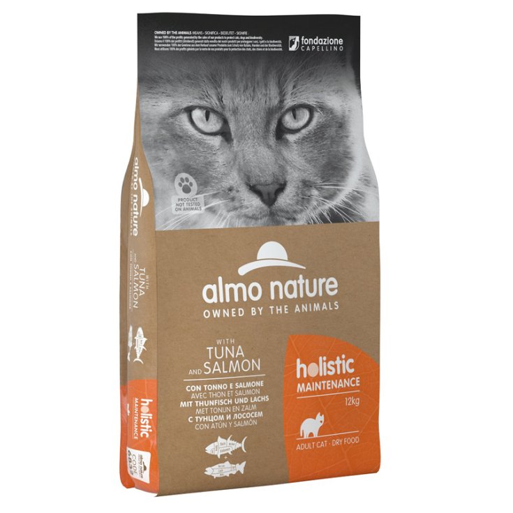 HOLISTIC CAT DRY M TON/SAL12KG