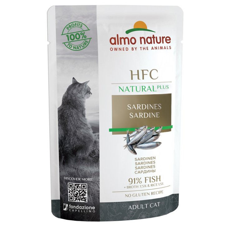 HFC CAT PLUS NAT SARDINEN 55G