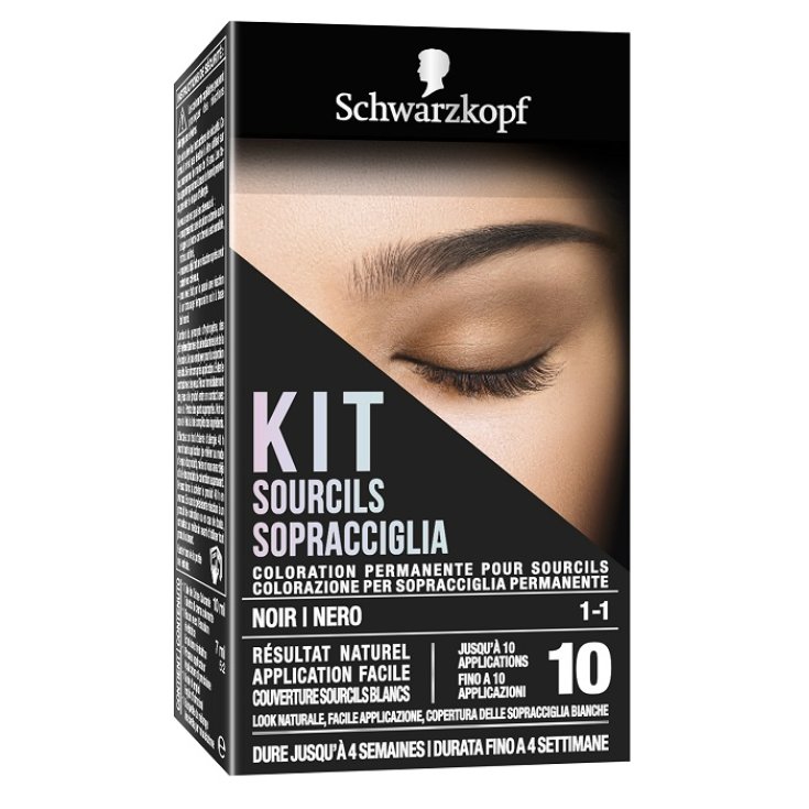 SCHWARZKOPF AUGENBRAUEN-SET SCHWARZ