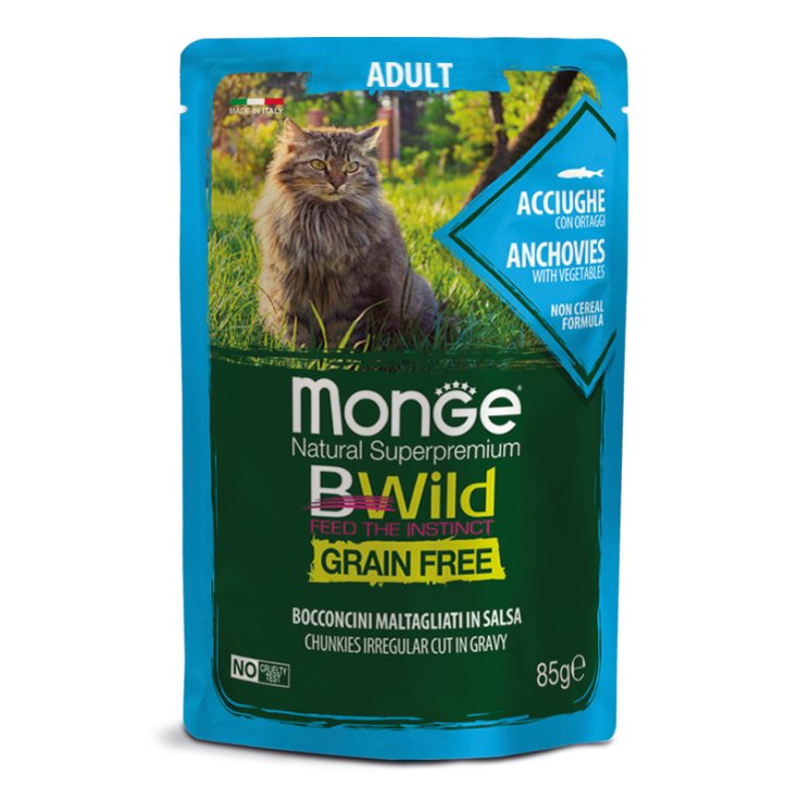 MONGE BWILD MIT SARDELLEN/ORT85G