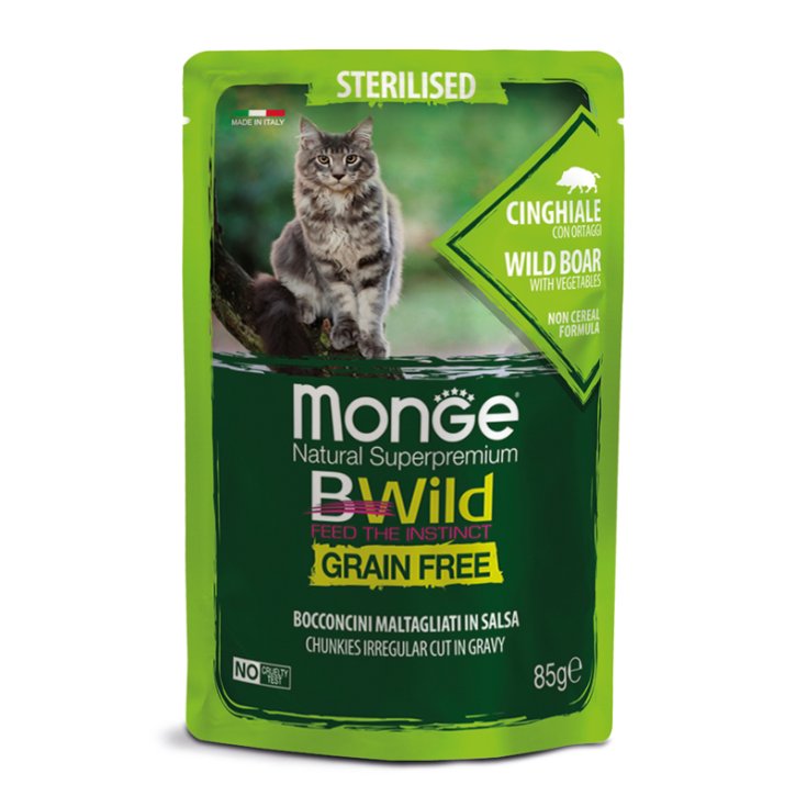 MONGE BWILD STERIL CING/ORT85G