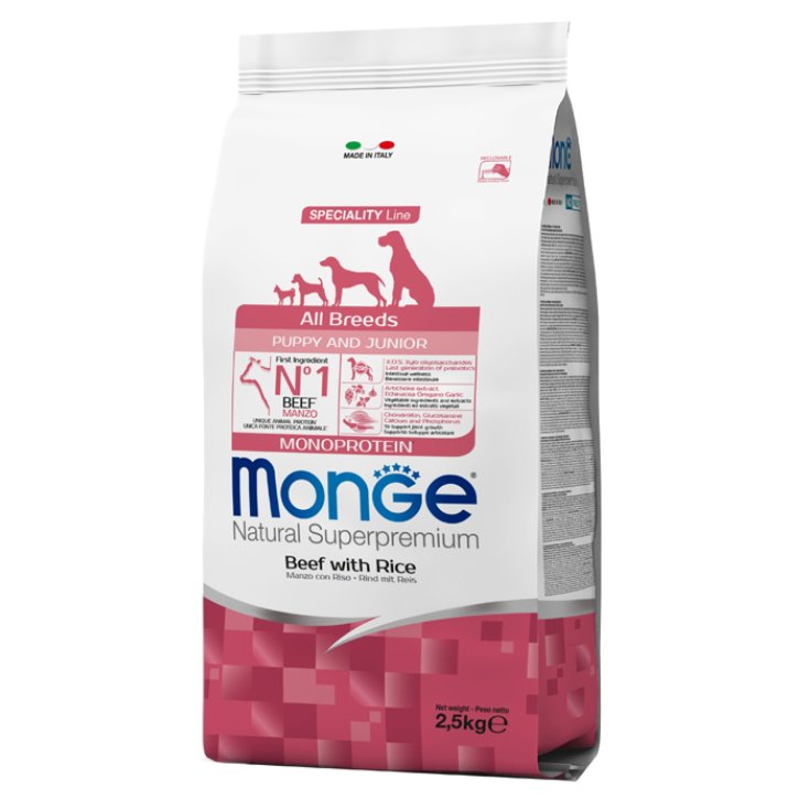 MONGE AB PUPPY RIND & REIS 2,5 kg