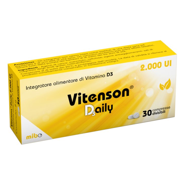 Vitenson Daily D3 2000UI Mibe Pharma 30 Tabletten