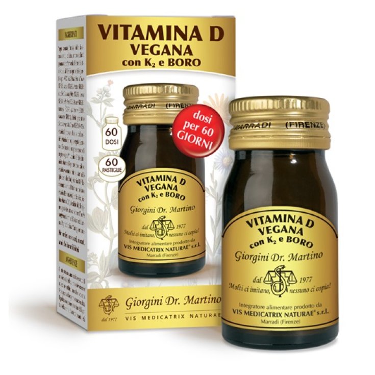 VEGANES VITAMIN D K2+BORO60PAS