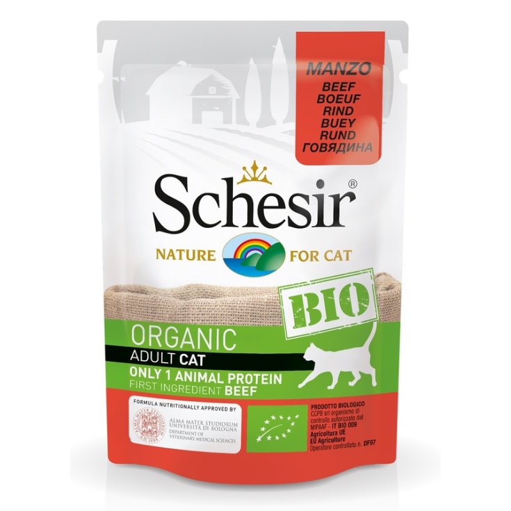 SCHESIR BIO KATZENRINDFLEISCH 85G