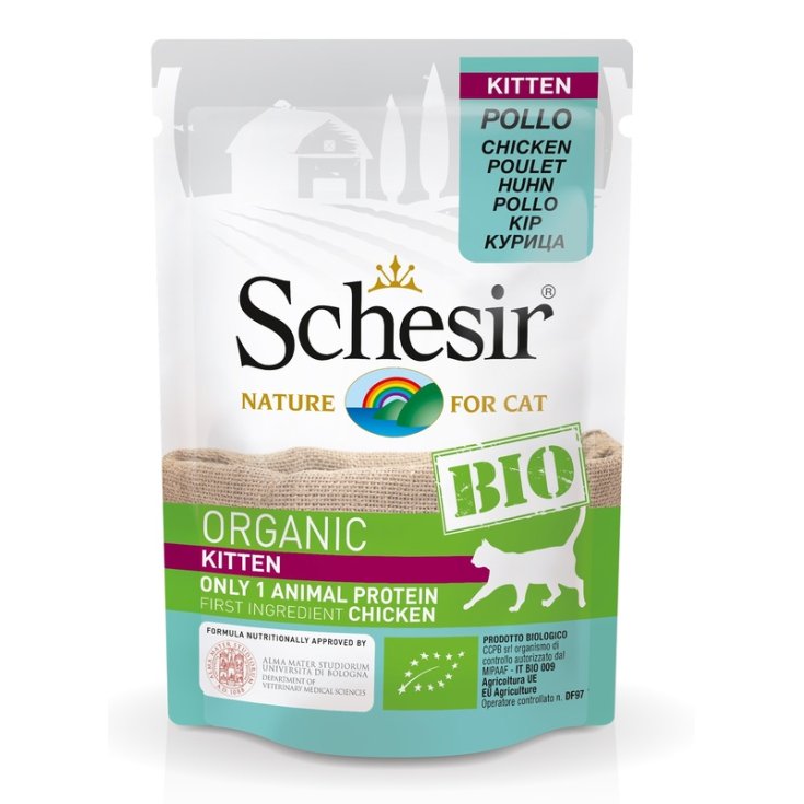 SCHESIR BIO CAT KITT HUHN 85G