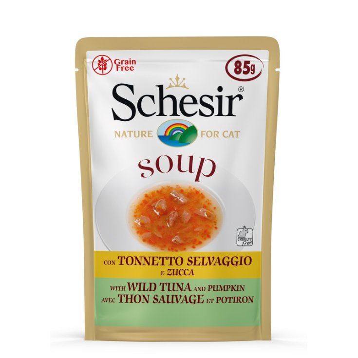 SCHESIR KATZENSUPPE TON KÜRBIS 85G