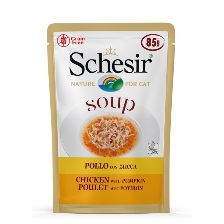 SCHESIR KATZENSUPPE MIT KÜRBIS 85G