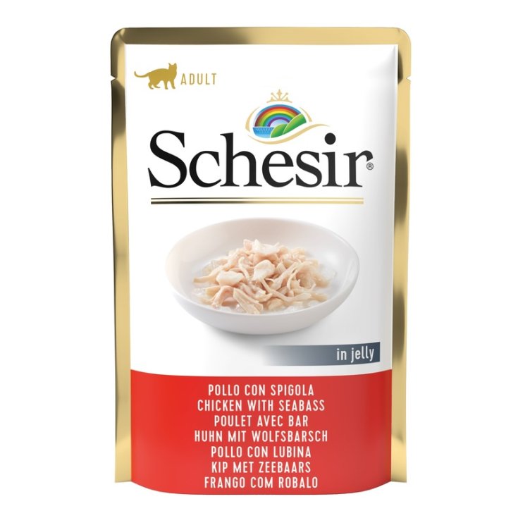 SCHESIR CAT HUHN WOLFSBARSCH 85G