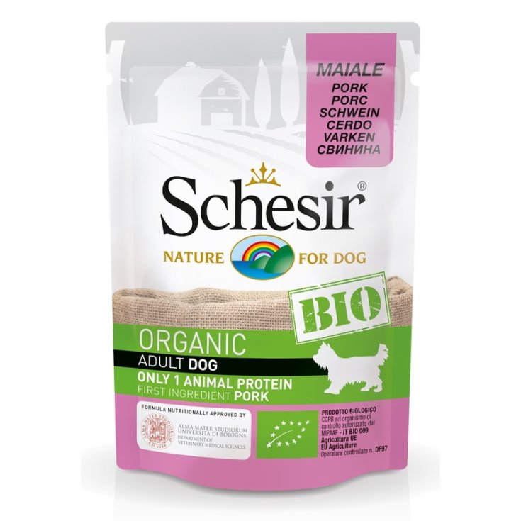 SCHESIR BIO HUNDESCHWEINEFLEISCH 85G