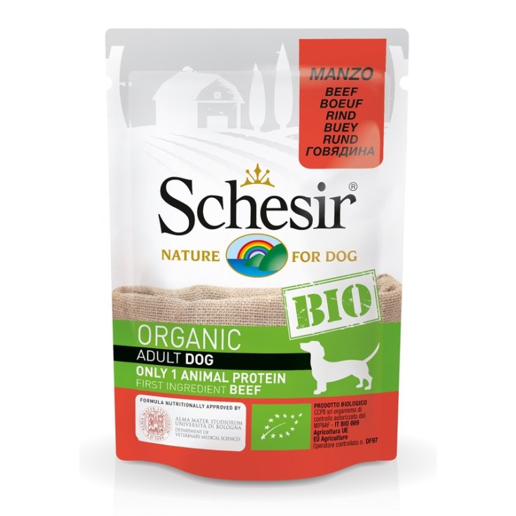 SCHESIR BIO HUNDE-RINDFLEISCH 85G