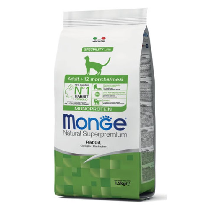 MONGE CAT ERWACHSENE KANINCHEN 1,5 KG